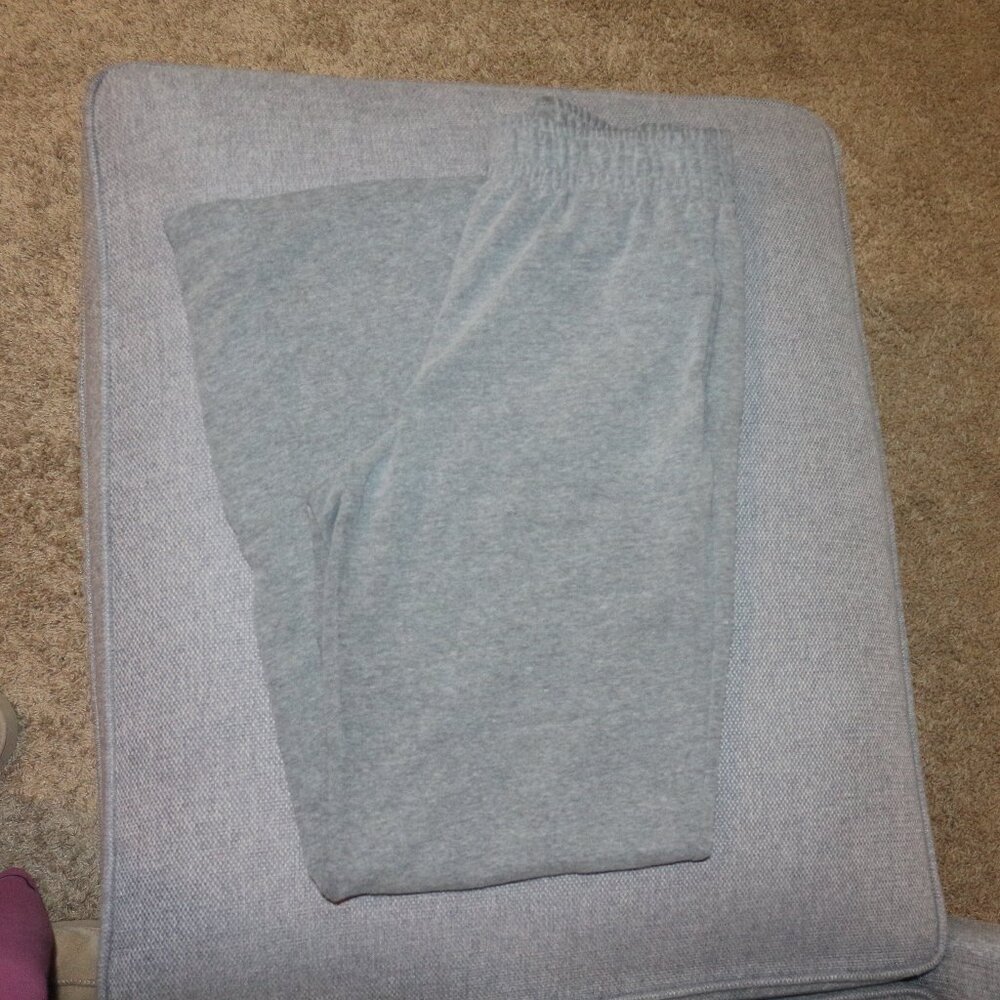 Grey Wide Leg Sweatpants